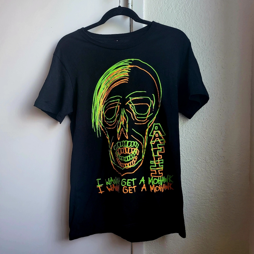 AFI Mohawk Black Neon Tee